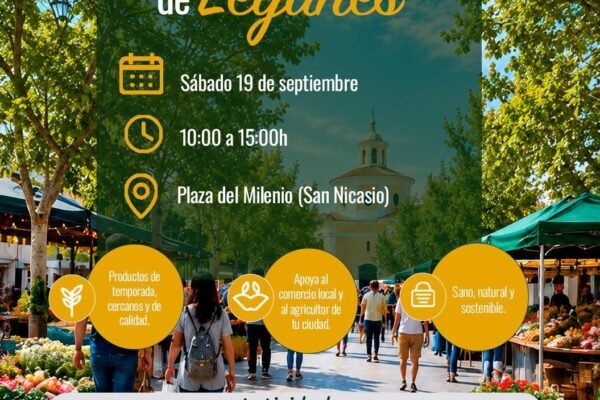 Leganés celebra este sábado en San Nicasio su III Mercado Agroalimentario con 15 productores locales, degustación y maridaje