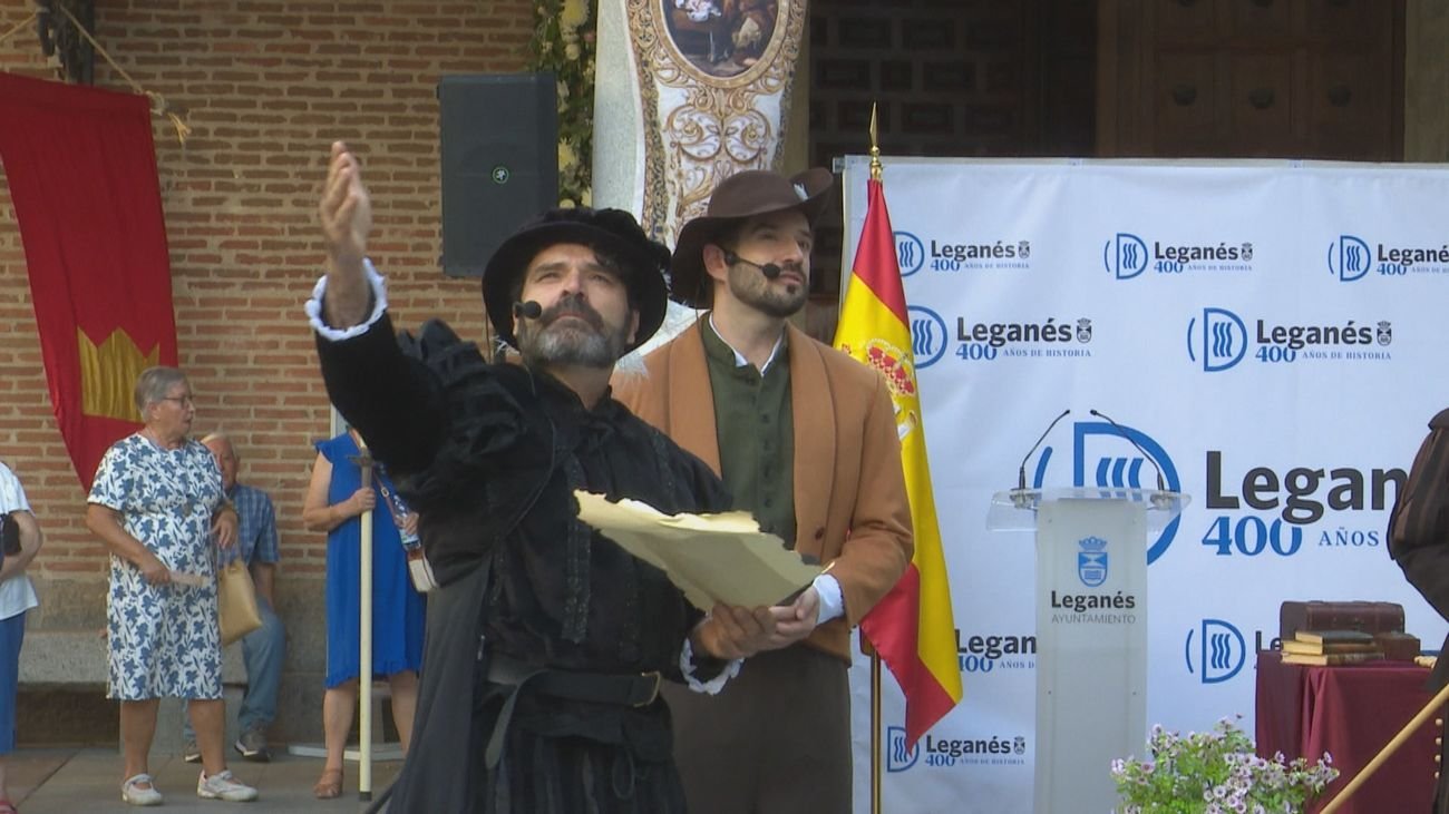 Madrid conmemora los 400 años de historia de Leganés con una recreación teatralizada