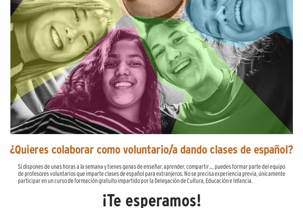 Convocatoria de personas voluntarias para enseñar español a inmigrantes