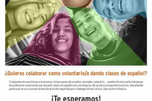 Convocatoria de personas voluntarias para enseñar español a inmigrantes