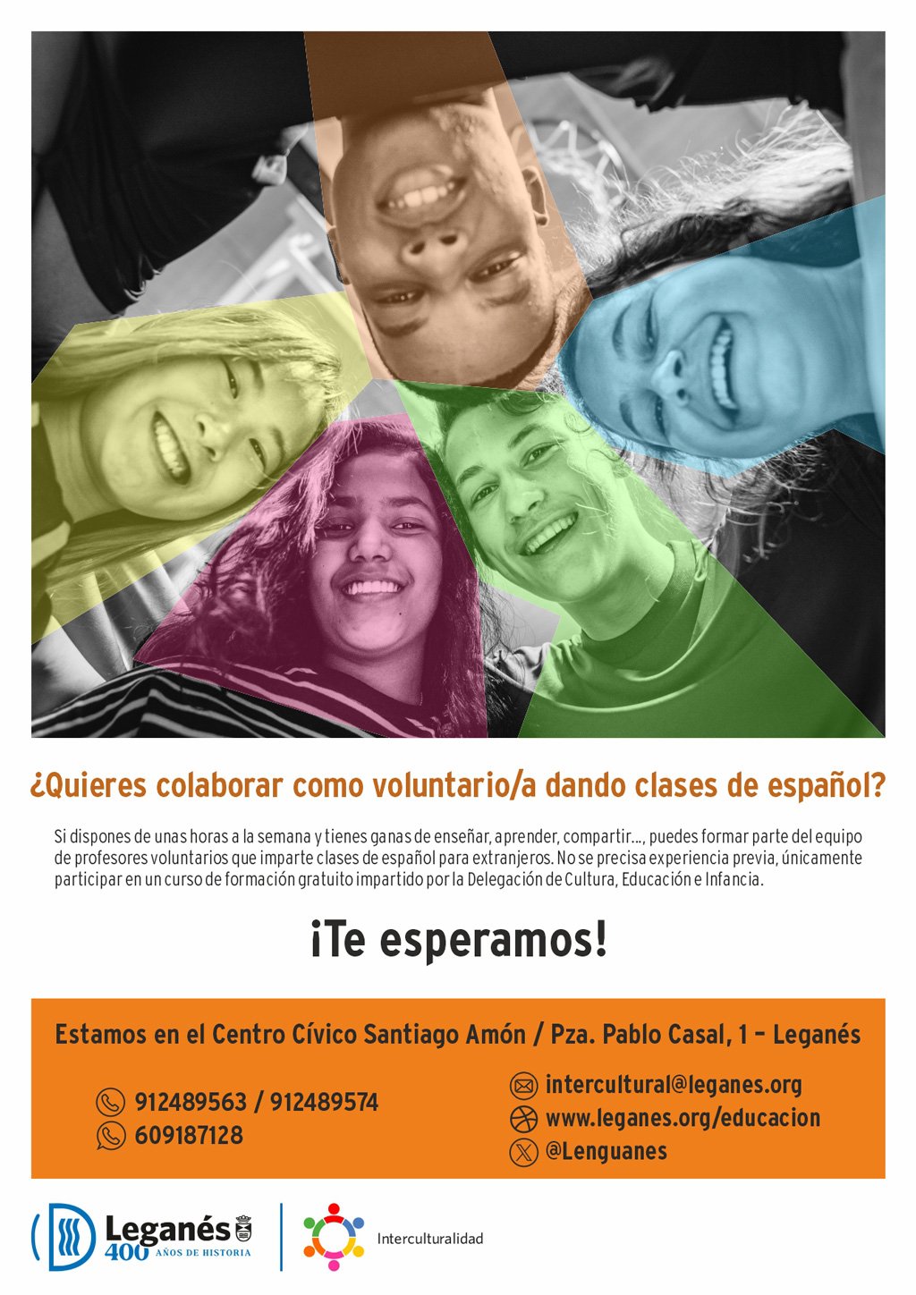 Convocatoria de personas voluntarias para enseñar español a inmigrantes