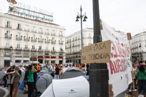 Madrid se moviliza en la Puerta del Sol ante la inacción del Gobierno sobre la vivienda