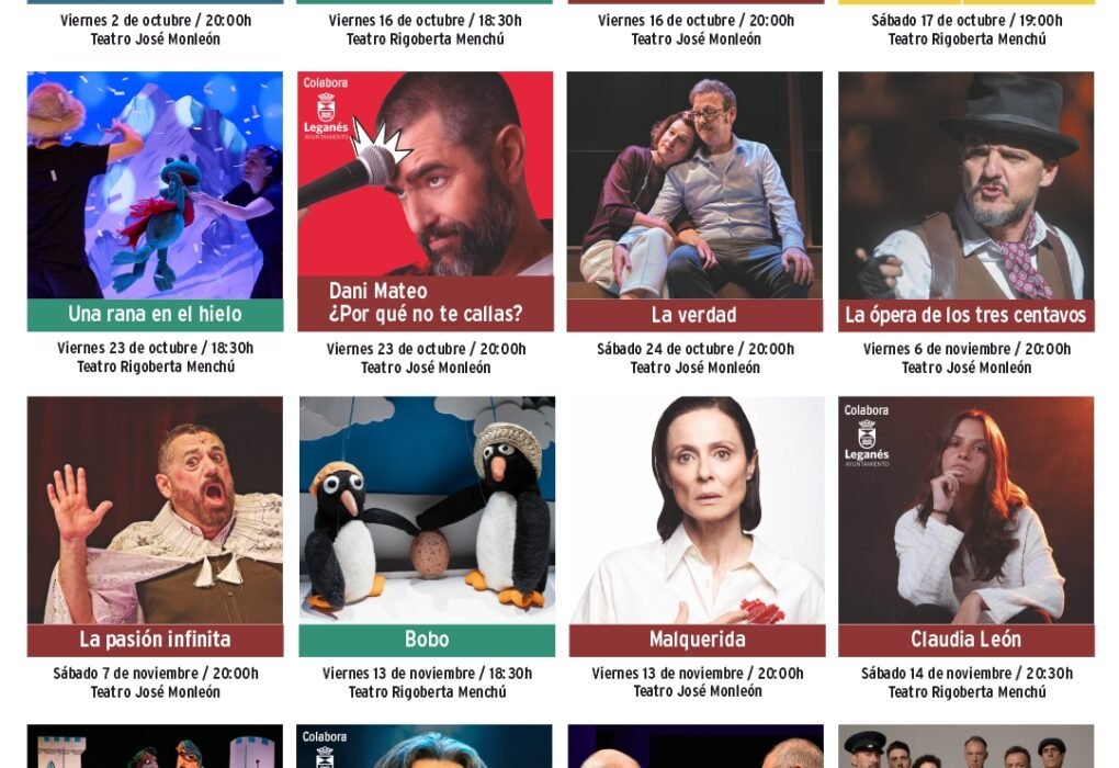 Aitana Sánchez Gijón, Juan Echanove, María Adánez o Joaquín Reyes pasarán por los teatros de ‘A Escena’ el último trimestre de 2026