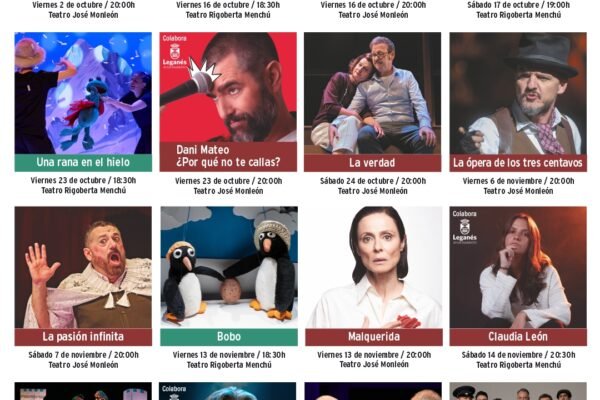 Aitana Sánchez Gijón, Juan Echanove, María Adánez o Joaquín Reyes pasarán por los teatros de ‘A Escena’ el último trimestre de 2026