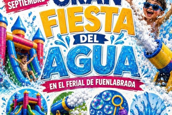Madrid se vuelca con una Fiesta del Agua para despedir el verano antes de las Fiestas Patronales
