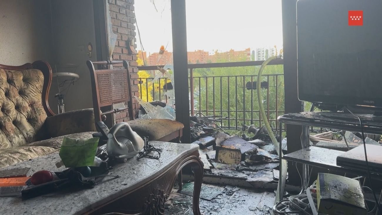 Móstoles evacua a un matrimonio de 89 y 85 años por incendio en su vivienda