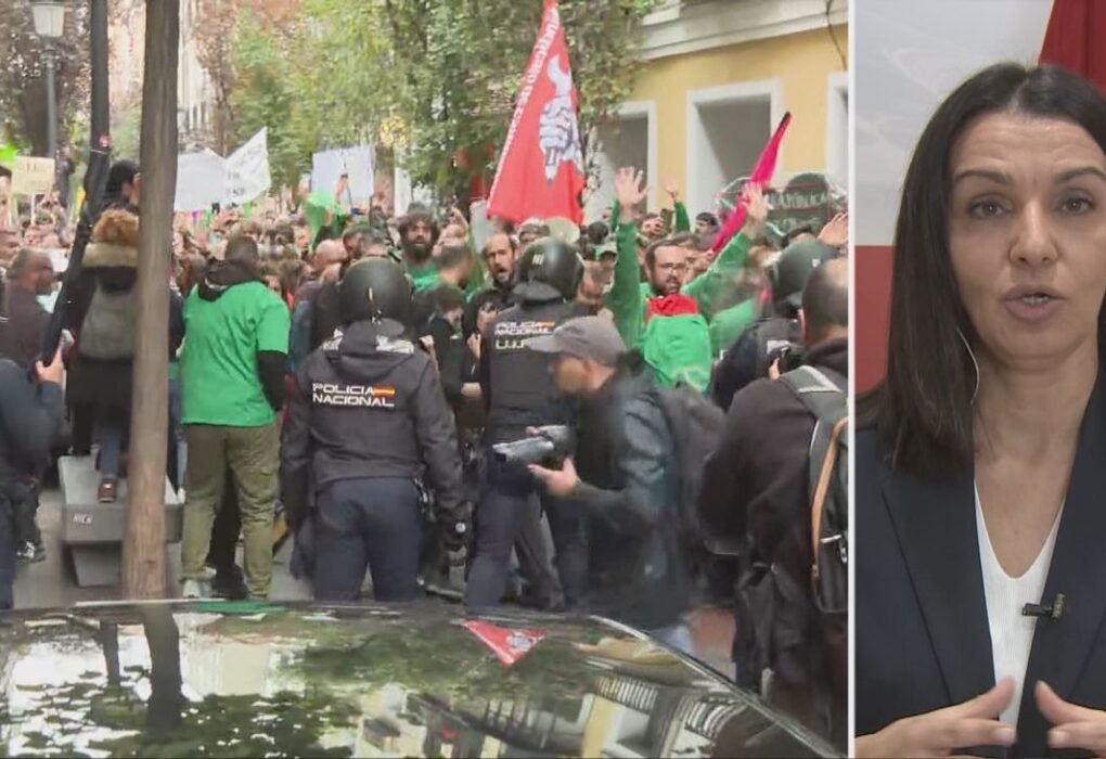 Madrid rechaza la violencia de huelguistas que no representan a docentes ni a sus vecinos