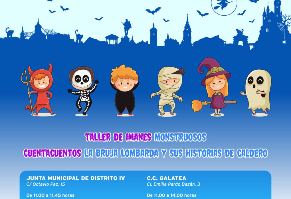 Madrid se vuelca con Halloween en el Distrito IV con cuentacuentos y talleres infantiles