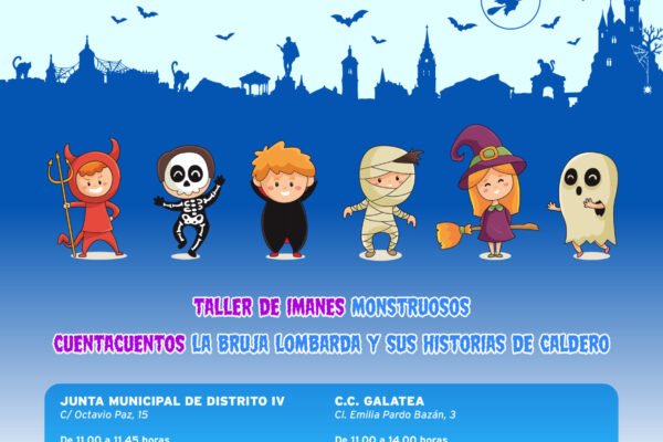 Madrid se vuelca con Halloween en el Distrito IV con cuentacuentos y talleres infantiles
